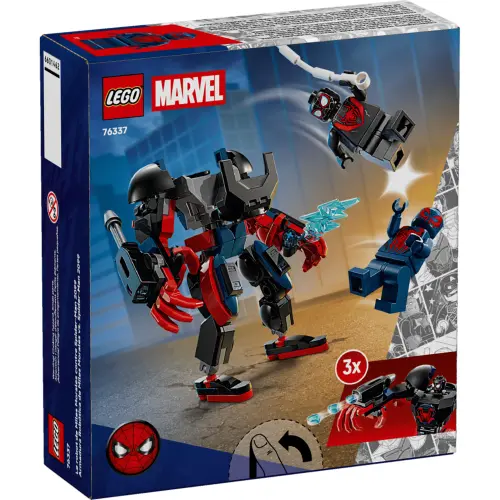 LEGO Marvel 76337 Miles Morales Mech vs. Spider-Man 2099 135 Pcs's photo #3
